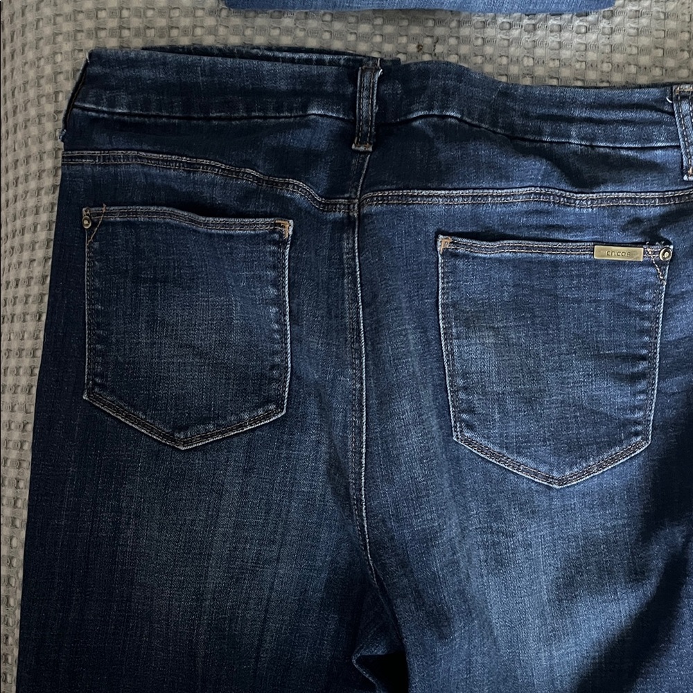 Chico So Slimming Girlfriend Ankle Jeans Size 1.5 - Picture 4 of 4